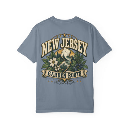 New Jersey Garden Roots Unisex Comfort Color 1717 Streetwear Graphic Tee