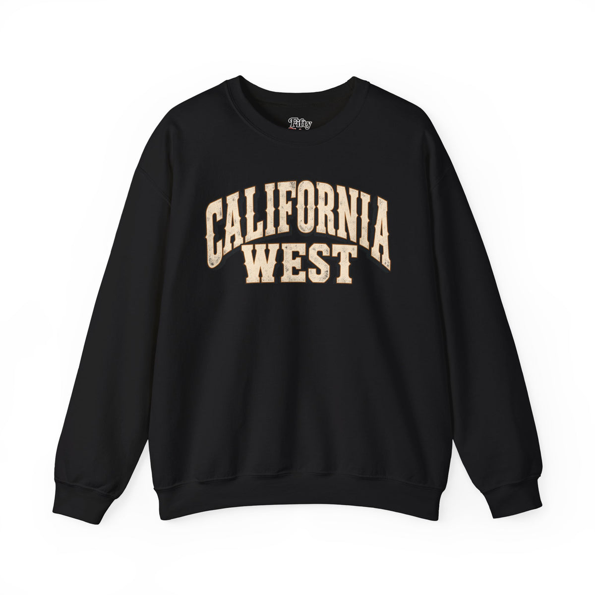 California West Unisex Crewneck Sweatshirt State Name Graphic