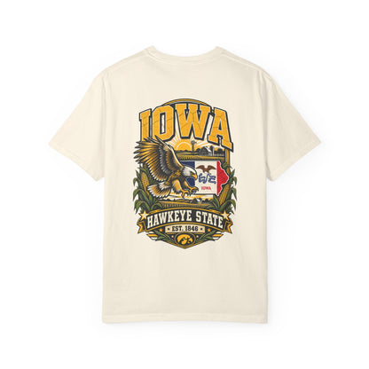 Iowa Hawkeye Legacy Unisex Comfort Color 1717 Streetwear Graphic Tee