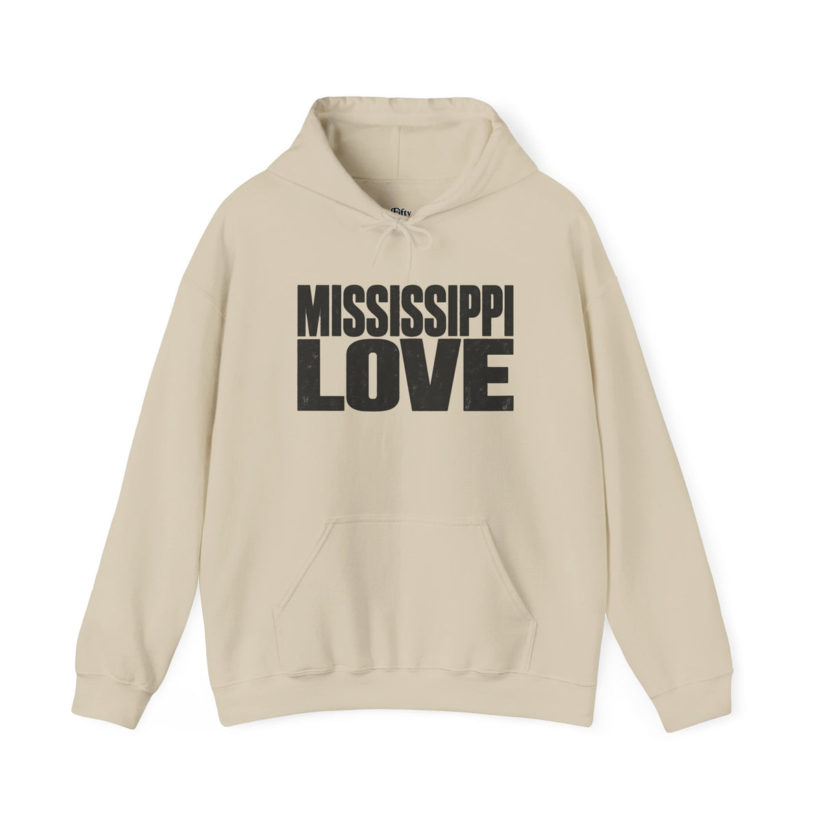 Mississippi Love Unisex Hoodie State Name Graphic