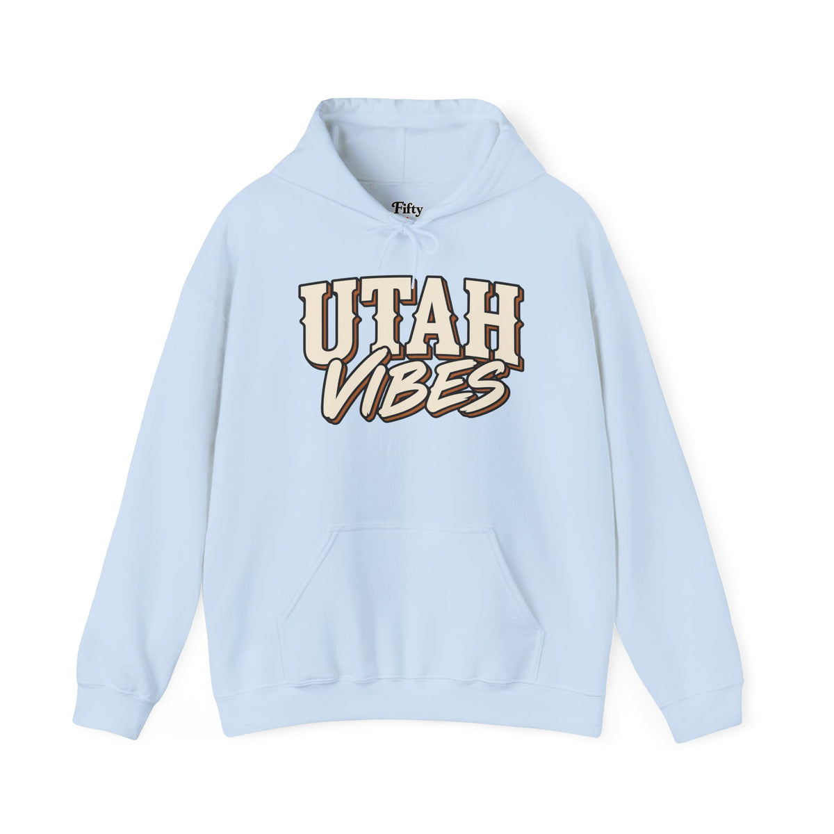 Utah Vibes Unisex Hoodie State Name Graphic