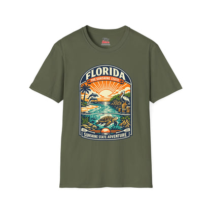 Florida Sunshine State Unisex Softstyle T Shirt State Pride Graphic Tee Collections FS03