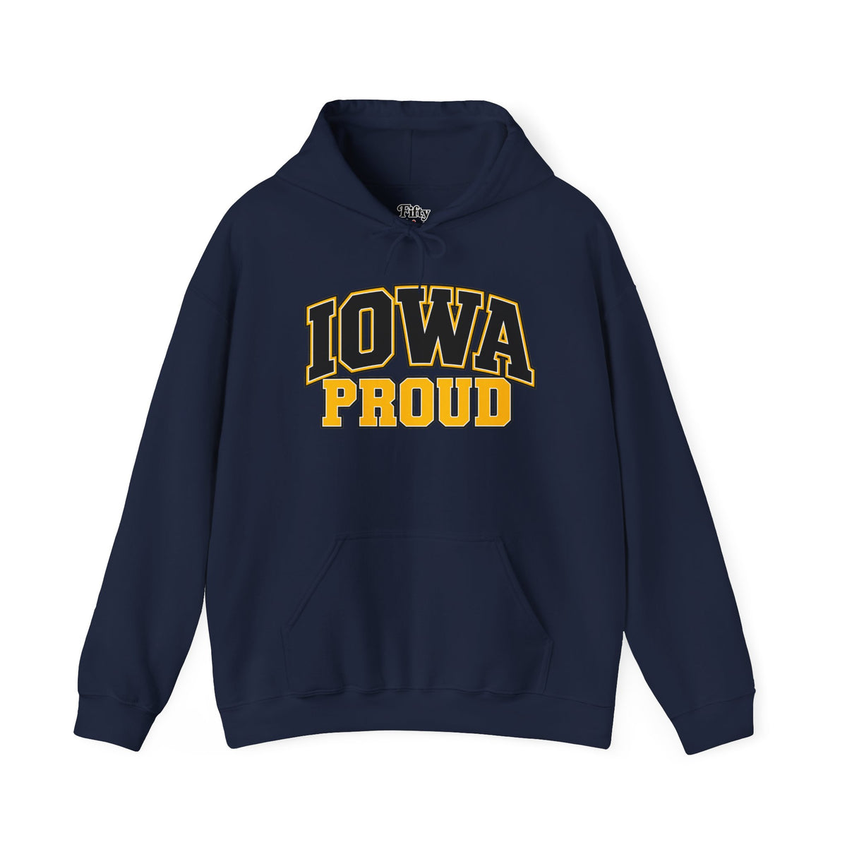 Iowa Proud Unisex Hoodie State Name Graphic