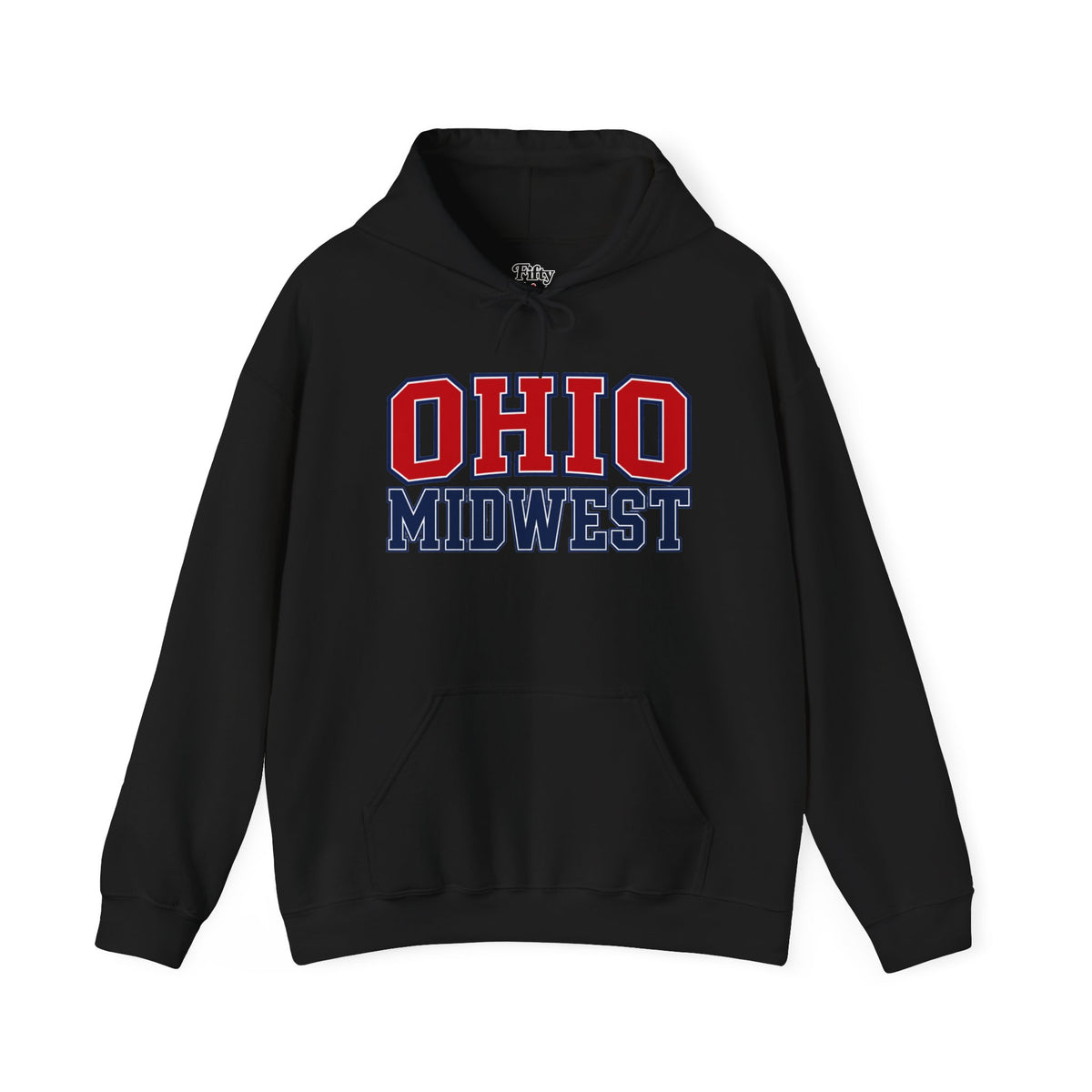 Ohio Midwest Unisex Hoodie State Name Graphic