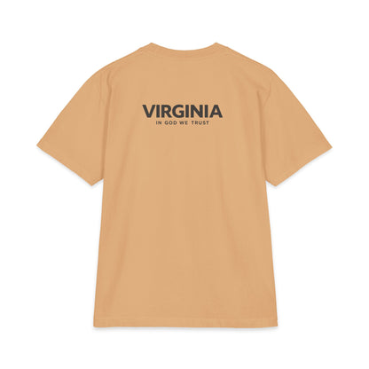 Virginia All State In God We Trust Unisex Max Heavyweight Short Sleeve