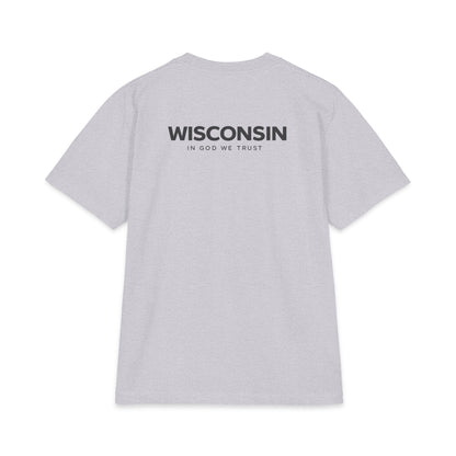 Wisconsin All State In God We Trust Unisex Max Heavyweight Short Sleeve