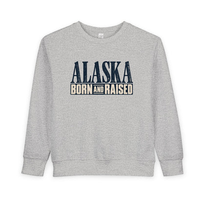 Alaska Born and Raised Premium Heritage Unisex Toddler Sweatshirt