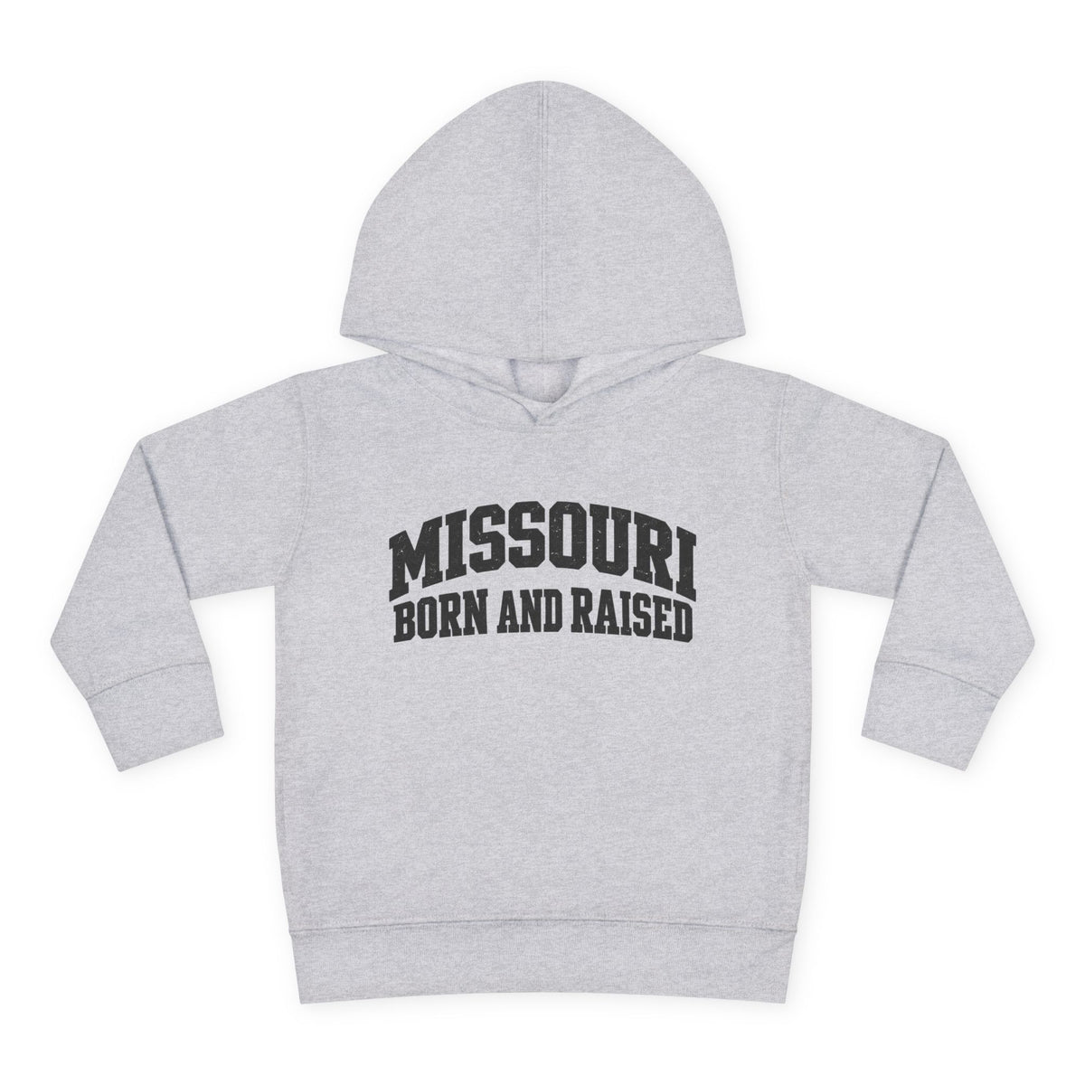 Missouri Born and Raised Collegiate Unisex Toddler Pullover Fleece Hoodie