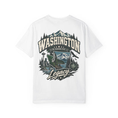 Washington State Legacy Unisex Comfort Color 1717 Streetwear Graphic Tee