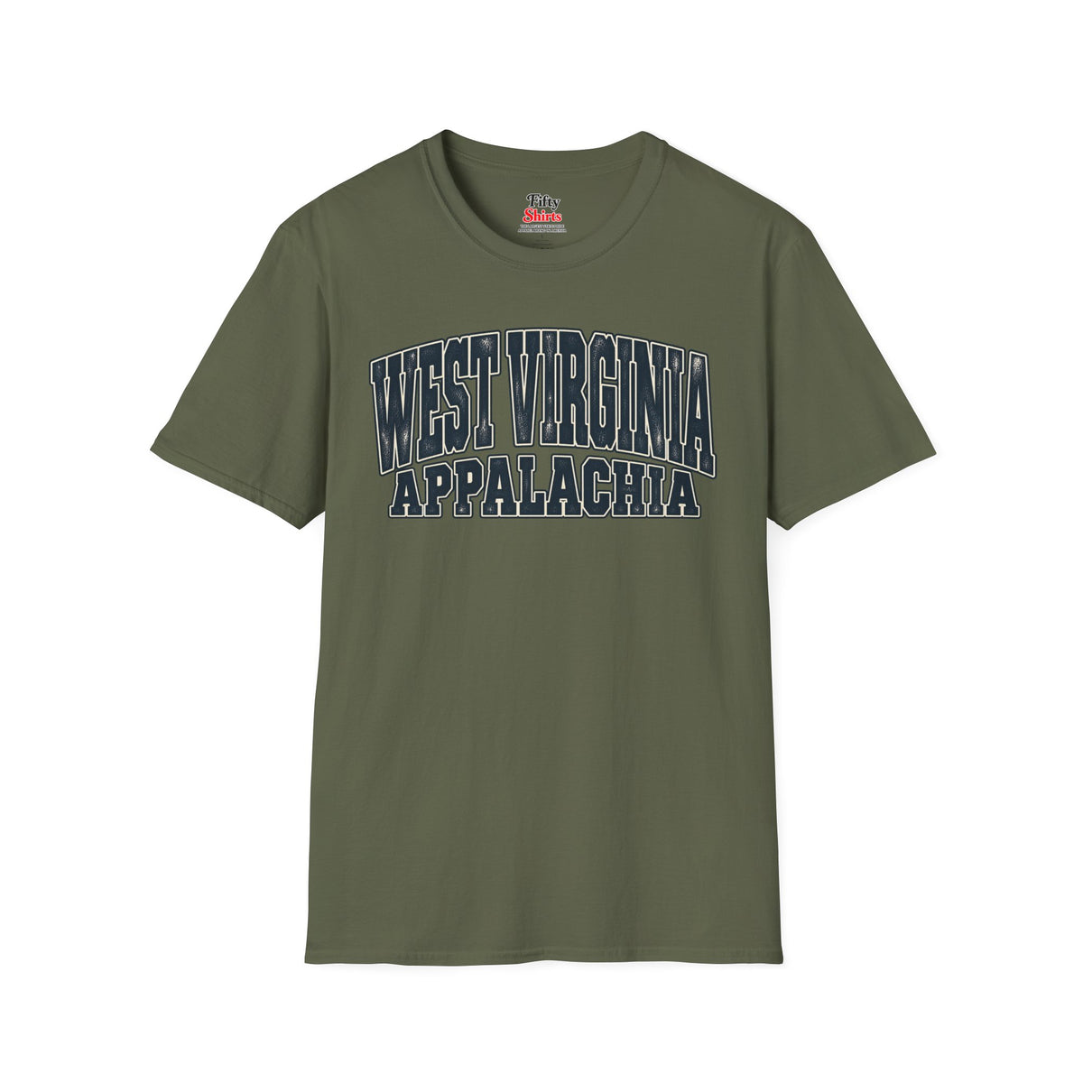 West Virginia Appalachia Unisex Softstyle T Shirt State Name Graphic Tee