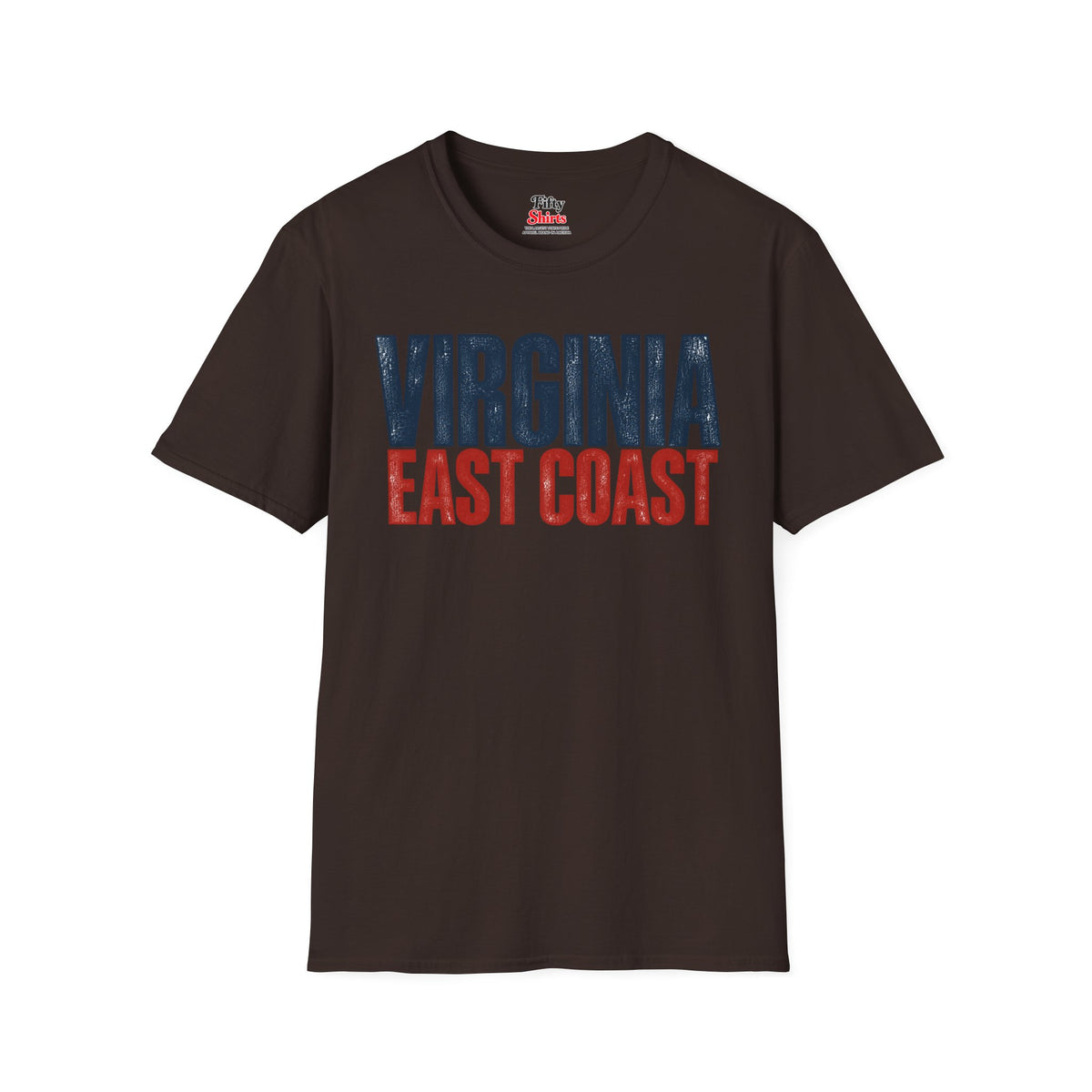 Virginia East Coast Unisex Softstyle T Shirt State Name Graphic Tee
