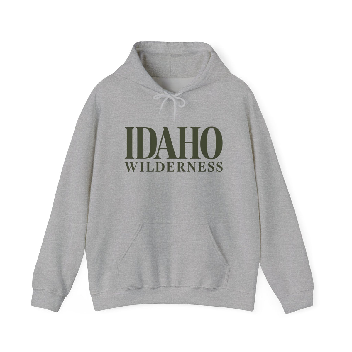 Idaho Wilderness Unisex Hoodie State Name Graphic
