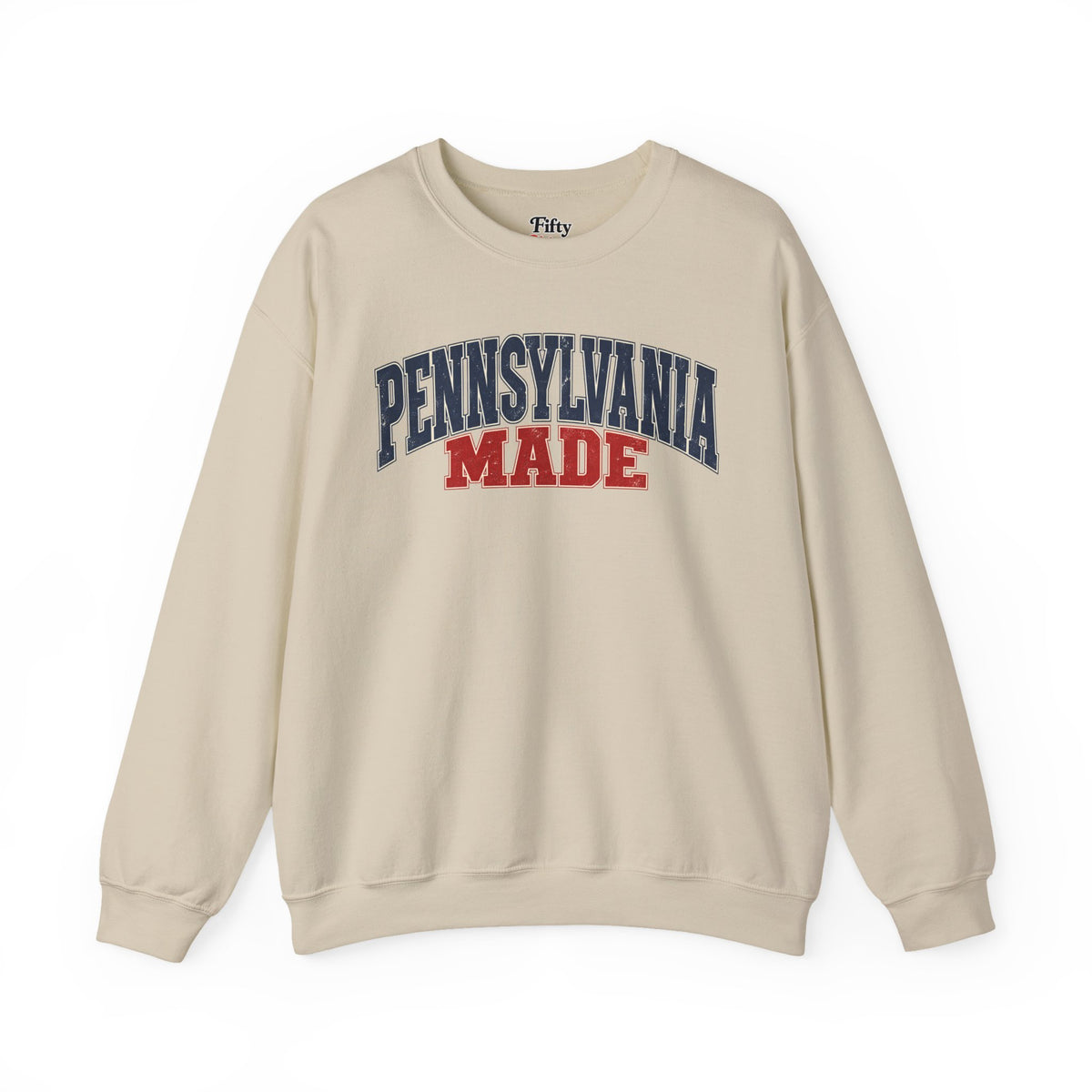 Pennsylvania Made Unisex Crewneck Sweatshirt State Name Graphic