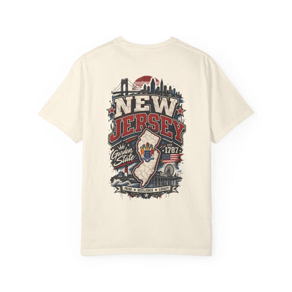 New Jersey Street Legacy Unisex Comfort Color 1717 Streetwear Graphic Tee