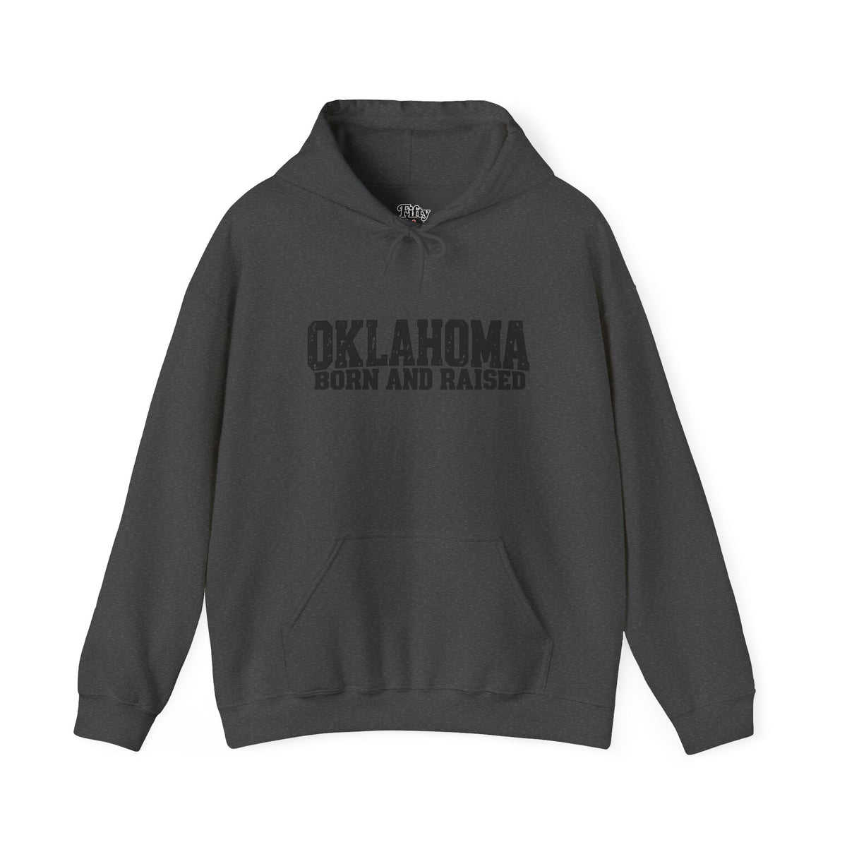 Oklahoma Born and Raised Minimal Heritage Unisex Hoodie Graphic