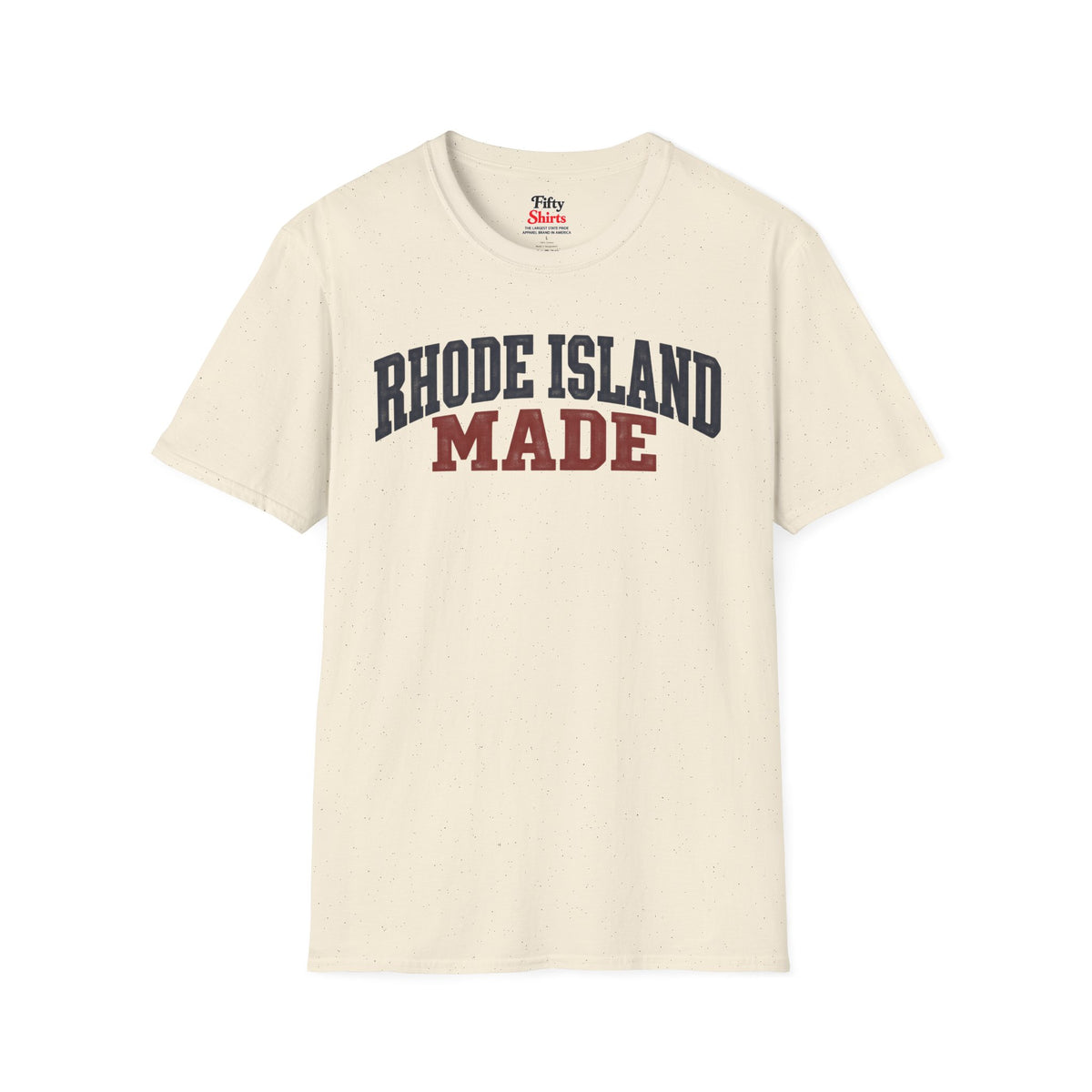 Rhode Island Made Unisex Softstyle T Shirt State Name Graphic Tee