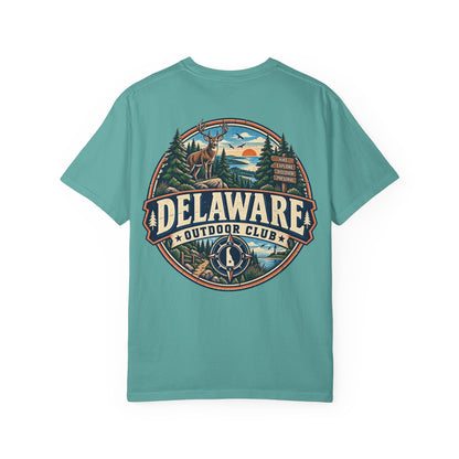 Delaware Outdoor Club  Unisex Comfort Color 1717 Streetwear Graphic Tee