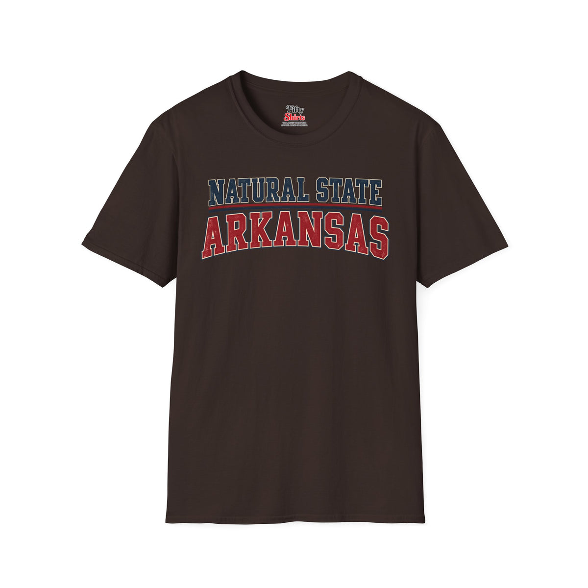 Natural State Arkansas Unisex Softstyle T Shirt State Name Graphic Tee