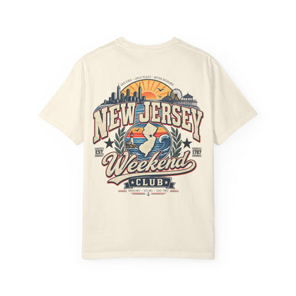 New Jersey Weekend Club Unisex Comfort Color 1717 Streetwear Graphic Tee