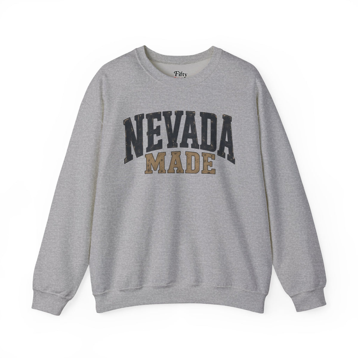 Nevada Made Unisex Crewneck Sweatshirt State Name Graphic