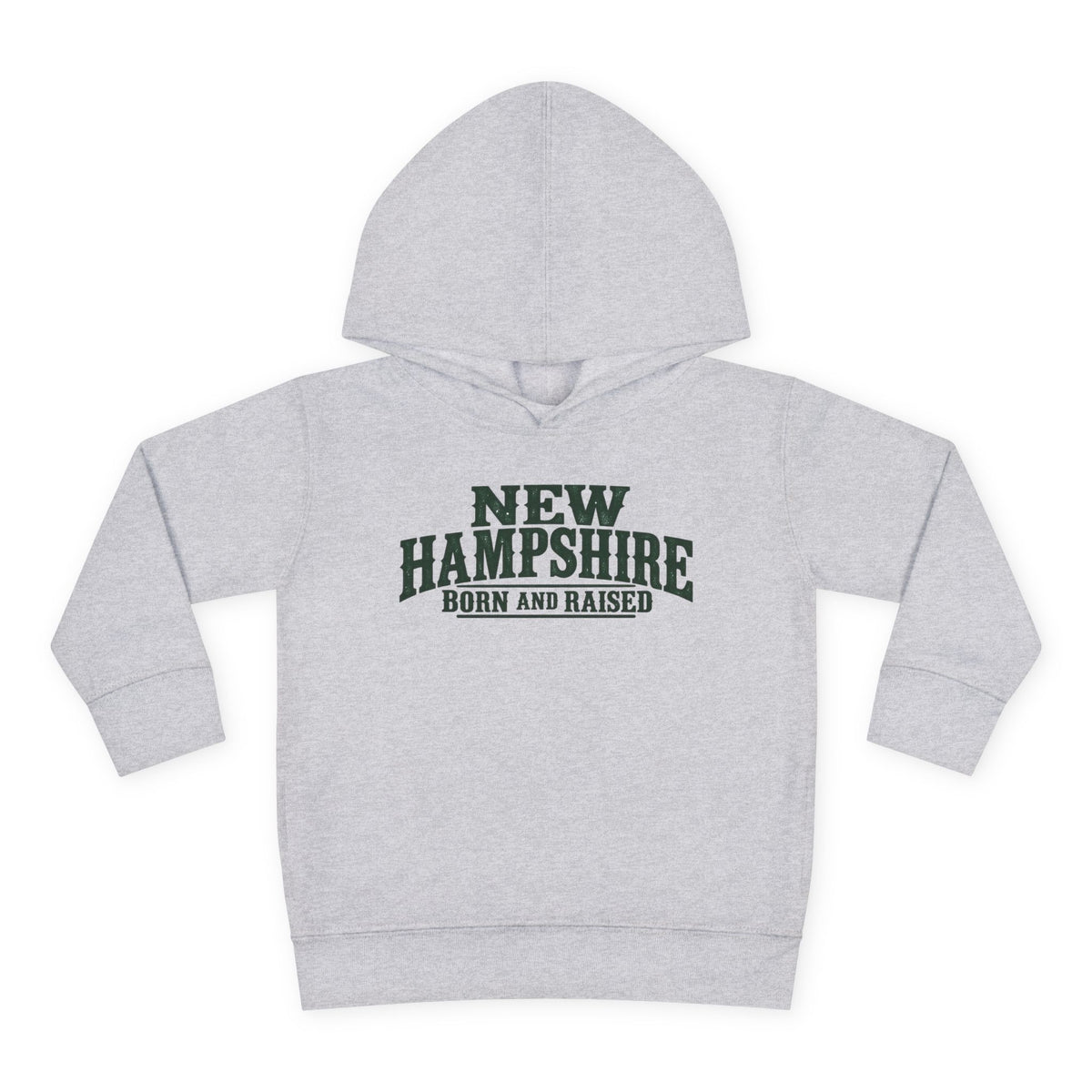 New Hampshire Born and Raised Rustic Outdoor Heritage Unisex Pullover Fleece Hoodie