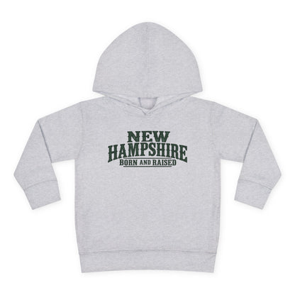 New Hampshire Born and Raised Rustic Outdoor Heritage Unisex Pullover Fleece Hoodie