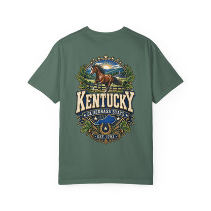 Kentucky Bluegrass Legacy Unisex Comfort Color 1717 Streetwear Graphic Tee