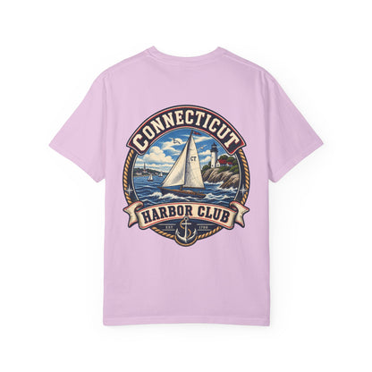 Connecticut Harbor Club  Unisex Comfort Color 1717 Streetwear Graphic Tee