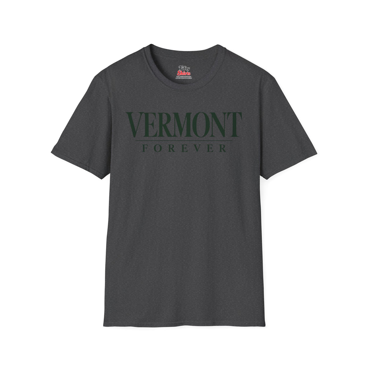 Vermont Forever Unisex Softstyle T Shirt State Name Graphic Tee