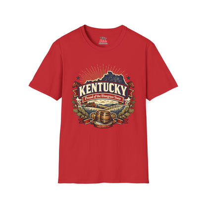 Kentucky State Pride Unisex Softstyle T Shirt State Pride Graphic Tee Collections FS03