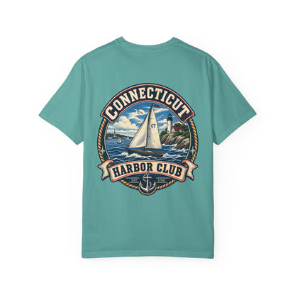 Connecticut Harbor Club  Unisex Comfort Color 1717 Streetwear Graphic Tee