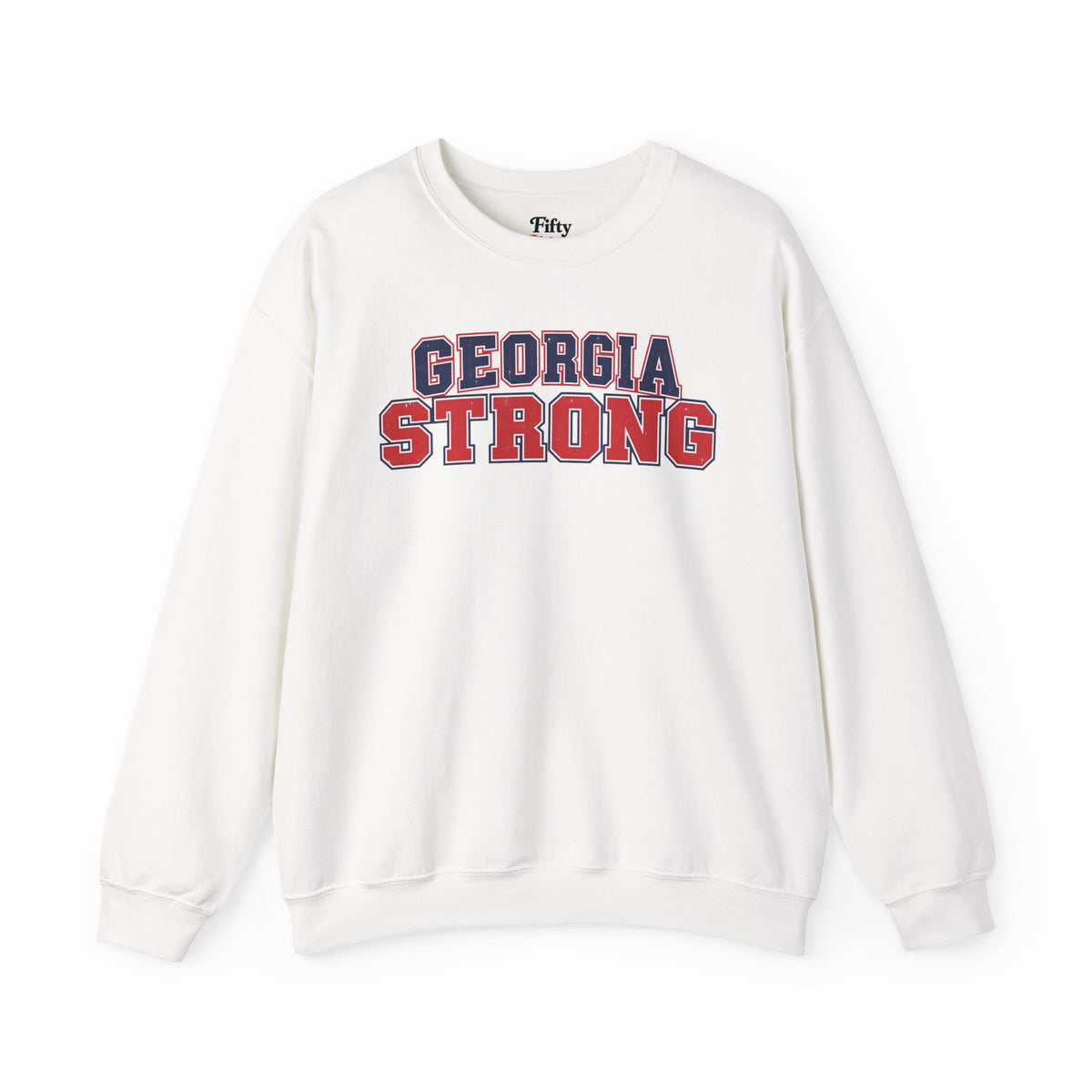 Georgia Strong Unisex Crewneck Sweatshirt State Name Graphic