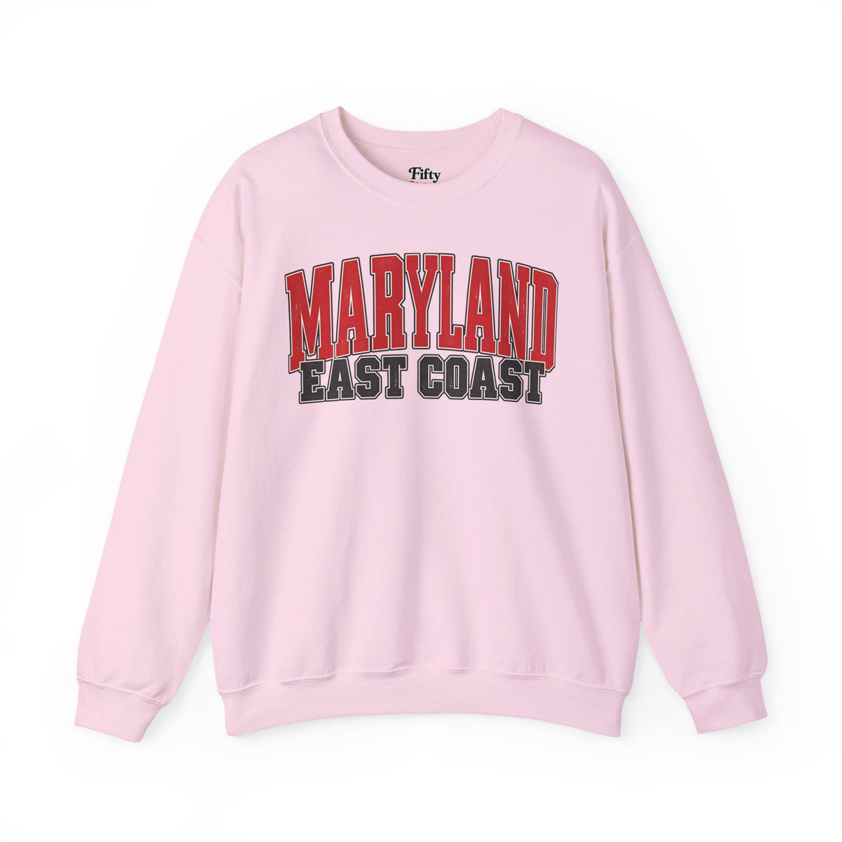 Maryland East Coast Unisex Crewneck Sweatshirt State Name Graphic