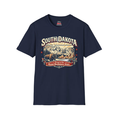 South Dakota State Pride Unisex Softstyle T Shirt State Pride Graphic Tee Collections FS03