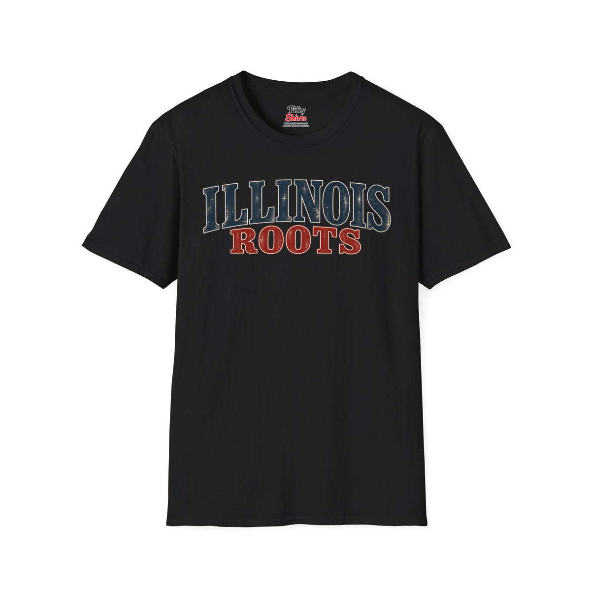 Illinois Roots Unisex Softstyle T Shirt State Name Graphic Tee