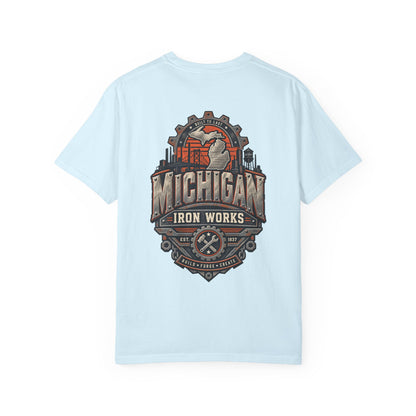 Michigan Iron Works Unisex Comfort Color 1717 Streetwear Graphic Tee