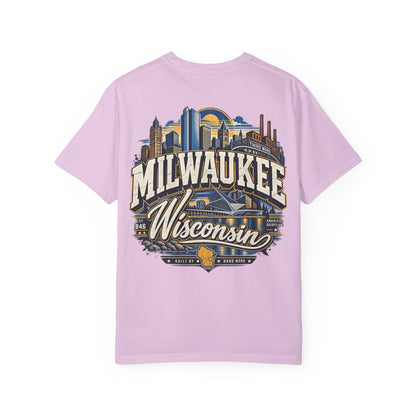 Milwaukee Wisconsin Unisex Comfort Color 1717 Streetwear Graphic Tee