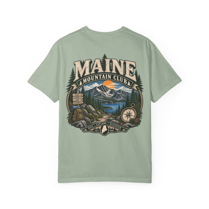 Maine Mountain Club Unisex Comfort Color 1717 Streetwear Graphic Tee