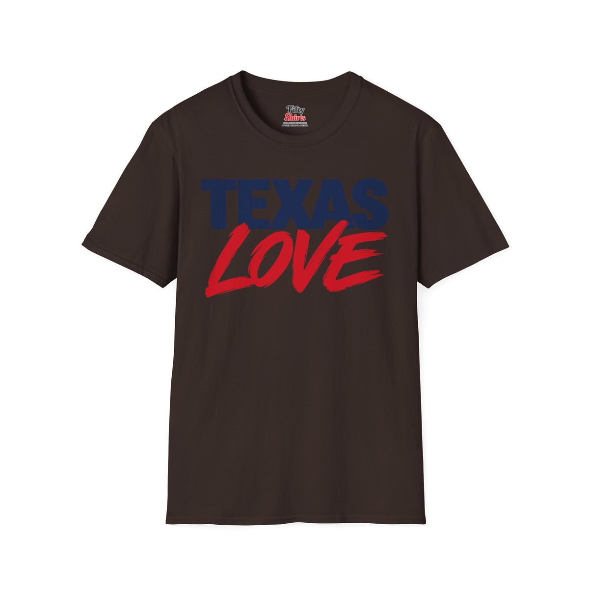 Texas Love Unisex Softstyle T Shirt State Name Graphic Tee