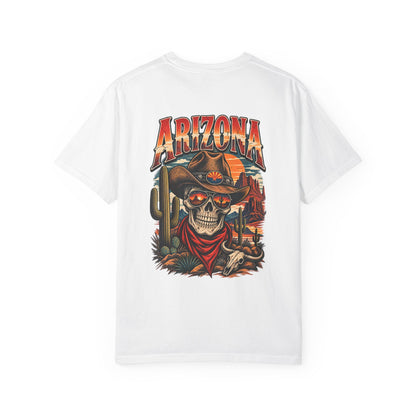 Arizona Skull Desert  Unisex Comfort Color 1717 Streetwear Graphic Tee
