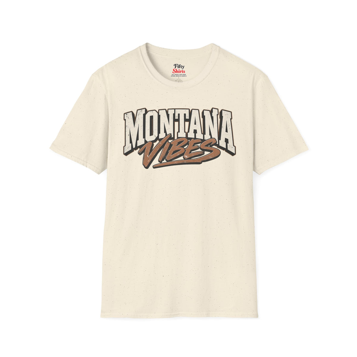 Montana Vibes Unisex Softstyle T Shirt State Name Graphic Tee