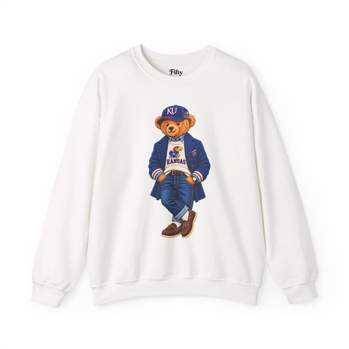 Kansas- Game Day Teddy Bear Sweatshirt