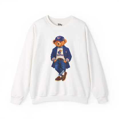 Kansas- Game Day Teddy Bear Sweatshirt