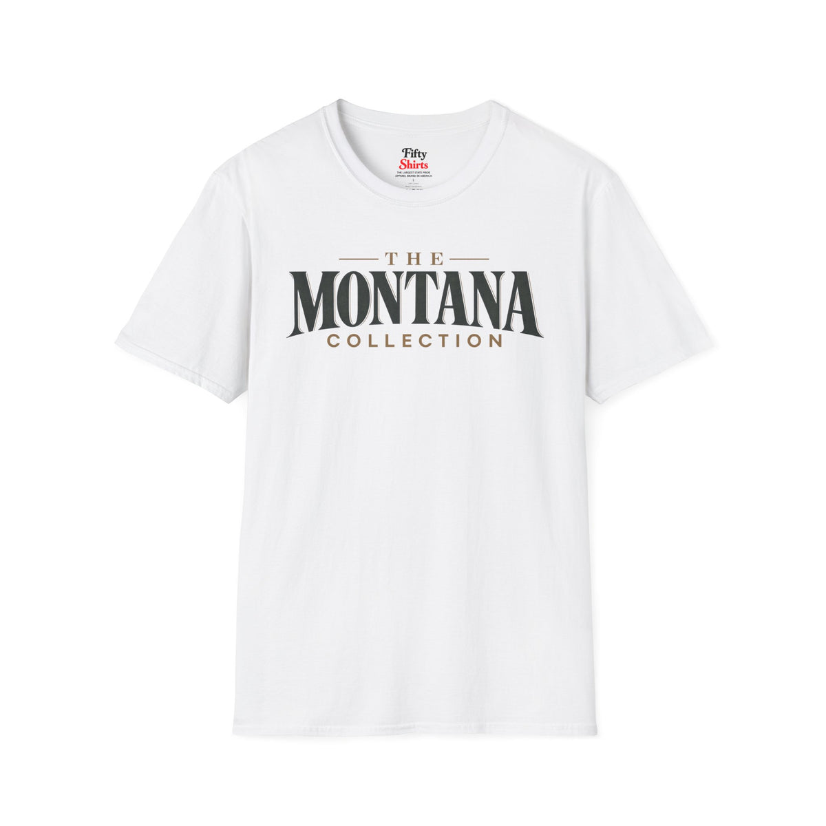 The Montana Collection Unisex Softstyle T Shirt State Name Graphic Tee