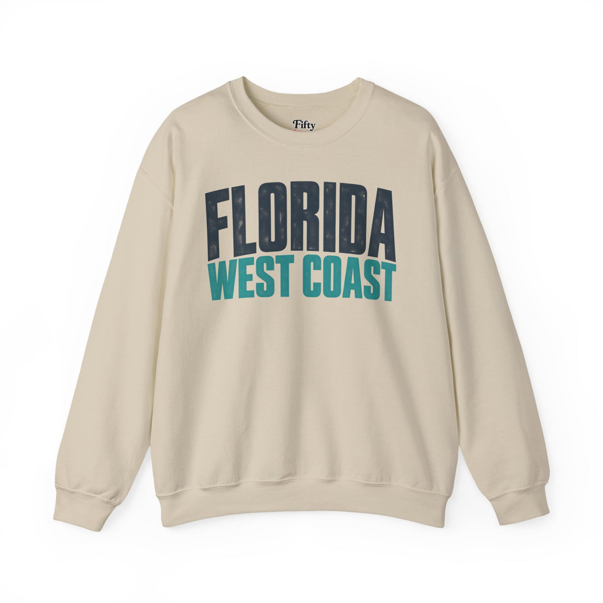 Florida West Coast Unisex Crewneck Sweatshirt State Name Graphic