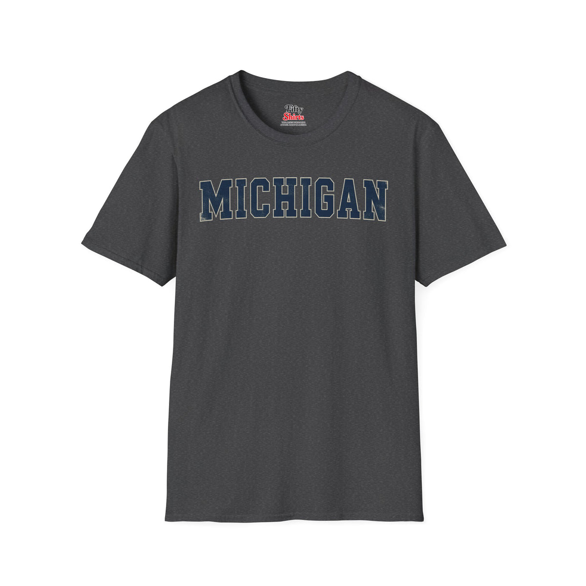 Michigan Unisex Softstyle T Shirt State Name Graphic Tee