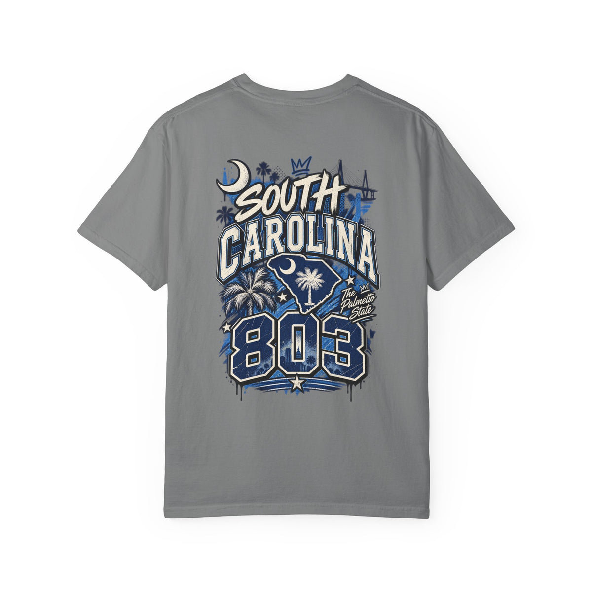 South Carolina 803 Unisex Comfort Color 1717 Streetwear Graphic Tee