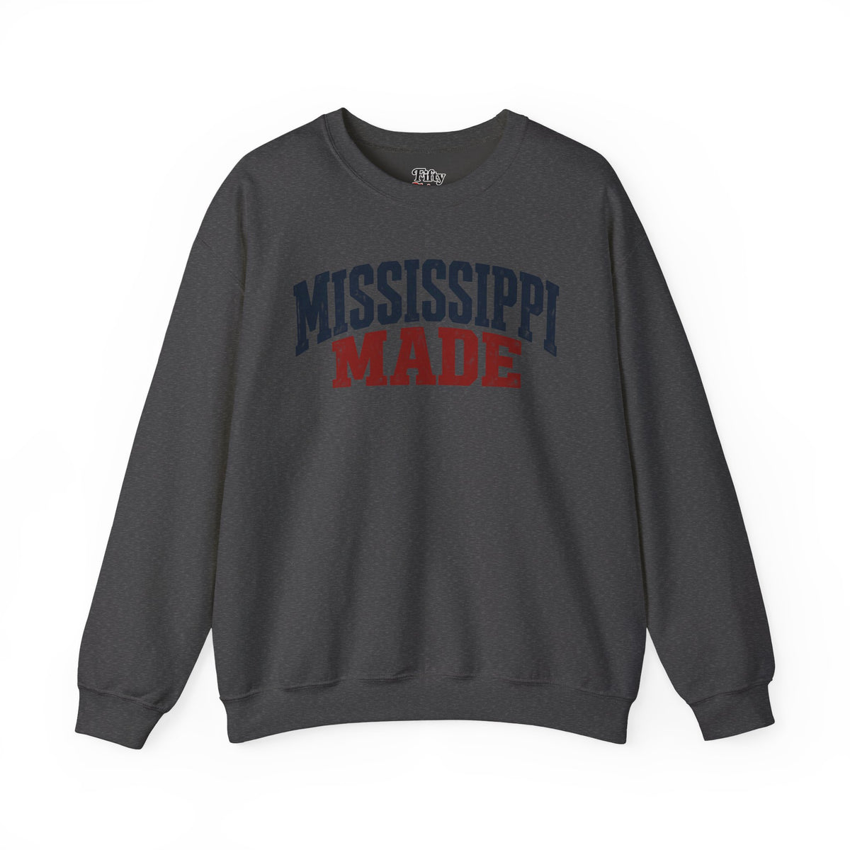 Mississippi Made Unisex Crewneck Sweatshirt State Name Graphic