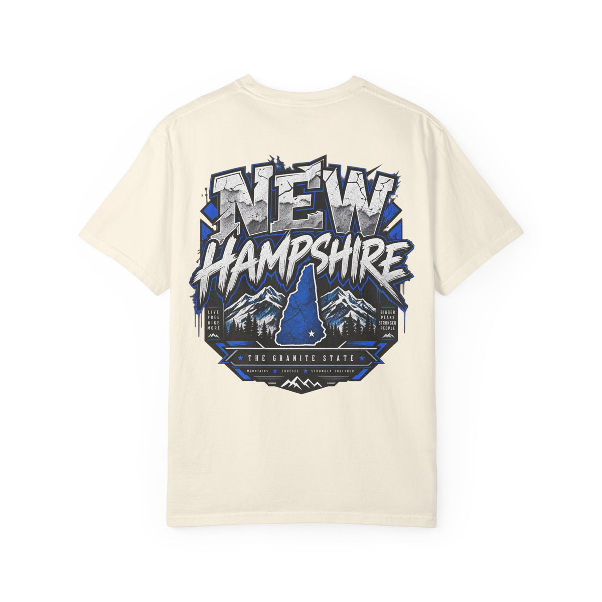 New Hampshire Mountain Club Unisex Comfort Color 1717 Streetwear Graphic Tee