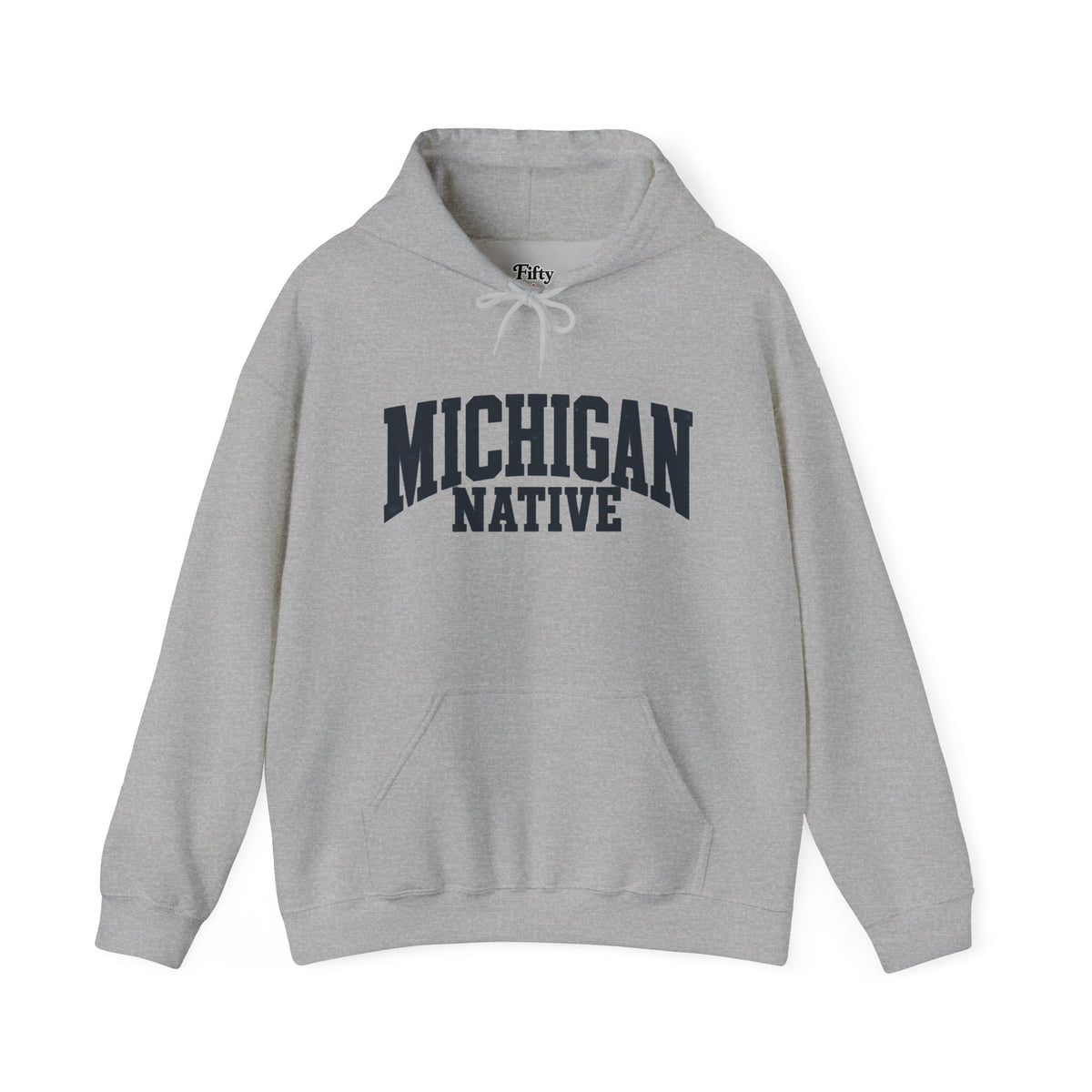 Michigan Native Unisex Hoodie State Name Graphic
